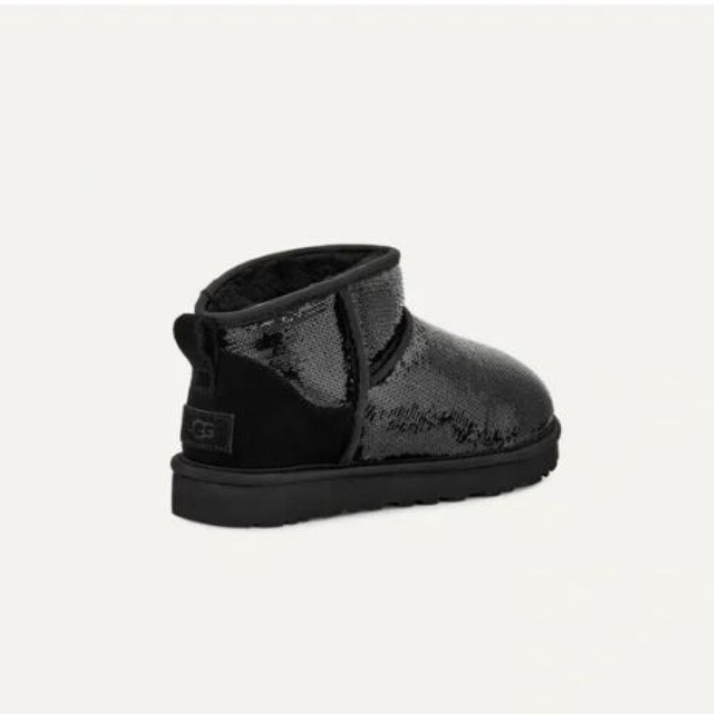 UGG Classic All Over Sequins UL Mini Mirror Ball Boots